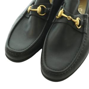 GUCCI ホースビットローファー 40.5 ブラック