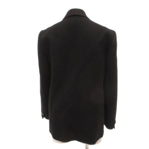 YVES SAINT LAURENT DIFFUSION FEMMES テーラードジャケット ハーフコート ダブルブレスト ウール メルトン