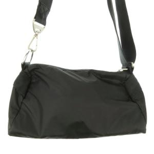 LesportSAC ショルダーバッグ 黒 ブラック フロントジップポケット ジッププルリング /AO35 GY99