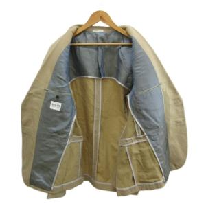ARMANI COLLEZIONI テーラードジャケット リネン ITA52 ベージュ