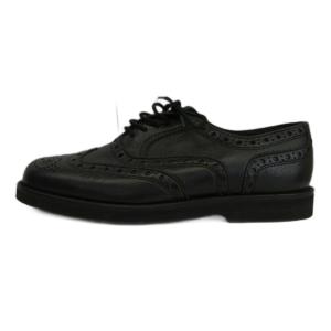 BALLY ビジネスシューズ ドレスシューズ レザー ウィングチップ 6.5 24.5cm-25cm 黒 ブラック