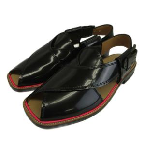 PAUL SMITH ポールスミス-ロバート Robert サンダル 牛革 エナメル