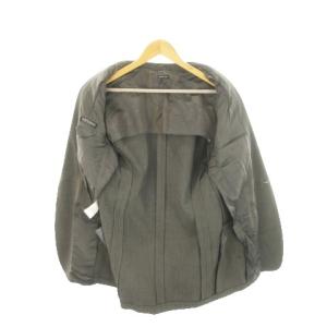 GIORGIO ARMANI テーラードジャケット 上着 ウール 48 グレー 背抜き 750805 /MN5 GY99