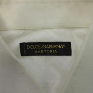 DOLCE&GABBANA 長袖シャツ 白 ホワイト レギュラーカラー 長袖 /SH GY99