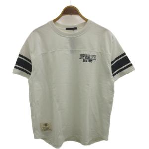 Tシャツ Free 白 ホワイト 半袖 ラウンドネック デザインパッチ  /RY GY99