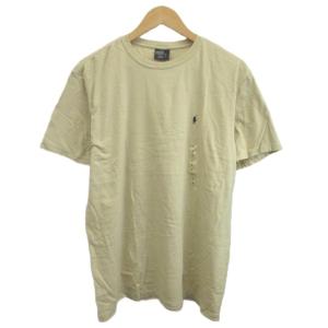 Tシャツ M ベージュ 無地 ラウンドネック 半袖 /NP GY99
