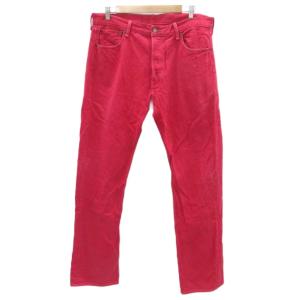 デニムパンツ W36 L34 レッド