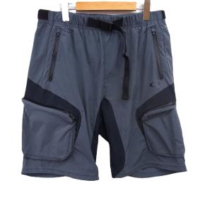 ショート パンツ ハーフ パンツ ジップポケット L チャコール ブラック 黒 /FT GY12