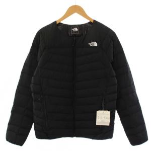 サンダーラウンドネックジャケット ナイロン L ブラック NY81813
