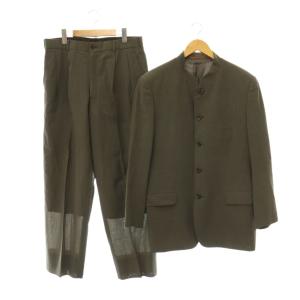im product MEN スーツ セットアップ ジャケット パンツ 背抜き 6 84 ダークブラウン