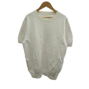 Tシャツ スウェット 2 白 ホワイト 無地 クルーネック 半袖 /KK GY12