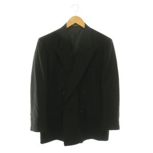 GIVENCHY スーツ セットアップ ジャケット テーパードパンツ ダブル ウール ブラック /ES GY50