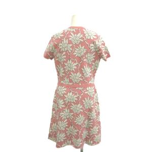 VALENTINO ジャカードニットドレス ワンピース M ピンク PB3KD20R3R4