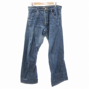 engineered jeans loose ボタンフライ 76-91 インディゴブルー