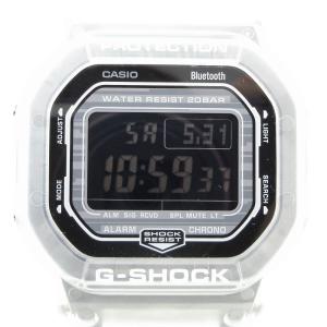 美品 腕時計 デジタルウォッチ クォーツ Bluetooth スケルトンカラー DW-B5600G-7JF