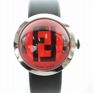 プースラ 腕時計 ドーム型 レジスターモデル ロゴ 赤 レッド 黒 ブラック 8010G /MW AA