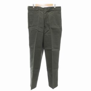 874 ワークパンツ ストレートシルエット 34×32 オリーブ カーキ /JS