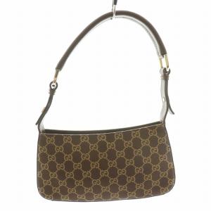 オールドグッチ　GUCCI ショルダーバッグ　サークルロゴ　ゴールド オールドグッチGUCCI ショルダーバッグサークルロゴゴールド