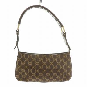 GUCCI ワンショルダーバッグ GGキャンバス ブラウン 001・4285 001013