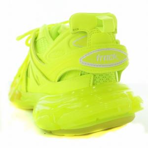 BALENCIAGA TRACK CLEAR SOLE スニーカー 27cm イエロー 647742