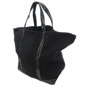 Vanessa bruno タグ付き CABAS MEDIUM トートバッグ 麻 リネン スパンコール フランス製 黒 ブラック /HO