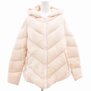 ダウンジャケット ショート ジップアップ ナイロン 38 ピンク /GV