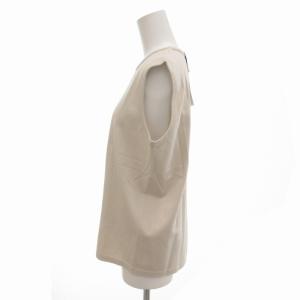 BATONER パックタンクトップ ノースリーブカットソー コットン 2 M 白 オフホワイト BN-20SL-045