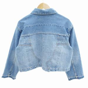 Diagram 23AW デニムジャケット リメイク風 カットオフ ショート丈 36 インディゴブルー /HO
