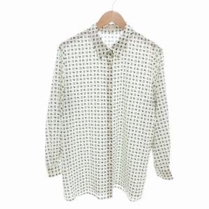 ヴィンテージ 白タグ シャツ 15 XXL アイボリー ネイビー