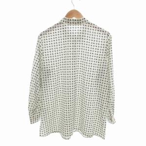 burberrys ヴィンテージ 白タグ シャツ 15 XXL アイボリー ネイビー