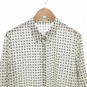 burberrys ヴィンテージ 白タグ シャツ 15 XXL アイボリー ネイビー