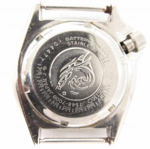 SEIKO ジャンク品 7548-700B クオーツ ダイバー 腕時計 ケースのみ ブルー レッド