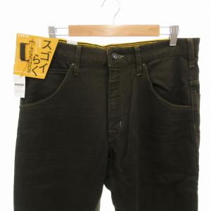 EDWIN タグ付き JERSEYS E-FUNCTION デニムパンツ ジーンズ ストレート ストレッチ L カーキ