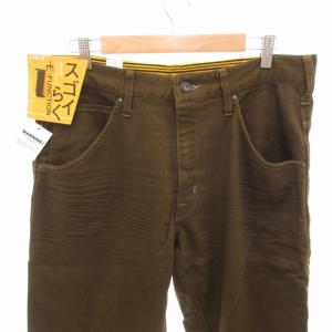 EDWIN タグ付き JERSEYS E-FUNCTION デニムパンツ ジーンズ ストレッチ L 茶 ブラウン EREFW7-214