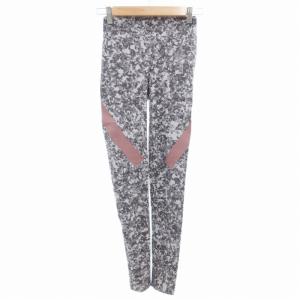 adidas by Stella McCartney 美品 レギンス スパッツ アルファスキン360 総柄 ライン M グレー /GV
