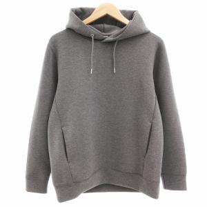 パーカ フーディ プルオーバー 長袖 ダークグレー /AE