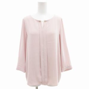 フロントパーツ七分袖ブラウス カットソー プルオーバー 38 ピンク RDZ1021304A0009 /GV