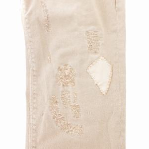 Neil Barrett タグ付き SLIM FIT LOW RISE パンツ チノパン ダメージ リペア加工 ストレッチ 30