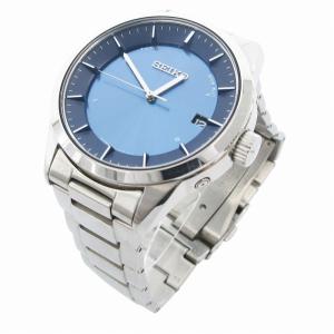 SEIKO セレクション SELECTION 腕時計 ウォッチ 電波ソーラー 文字盤ネイビー系 シルバーカラー SBTM247