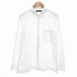 18AW シャツ カジュアル 長袖 シワ加工 2 白 ホワイト /JS