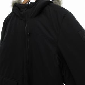 adidas XP LPRIC 中綿ジャケット ナイロン フェイクファー付き L 黒 ブラック BS0980 /UO