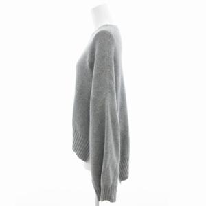 ADORE ニット セーター 長袖 プルオーバー スリット アンゴラ混 38 グレー /GV