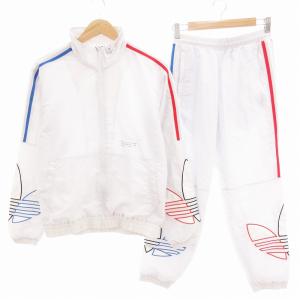 セットアップ ジャージ ジャケット トレフォイル S イージーパンツ XS トリコロール ライトグレー