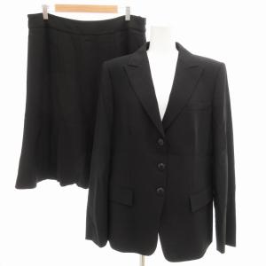 スーツ セットアップ 上下 テーラードジャケット タイトスカート シングル 3B センターベント 総裏地