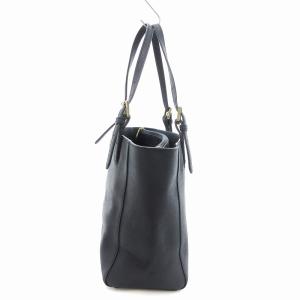 TORY BURCH トートバッグ PVC ロゴ ネイビー /UO