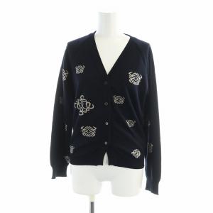 ニット カーディガン アナグラム S ネイビー