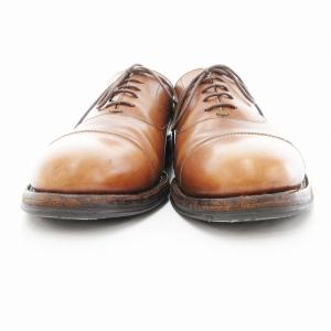 Jalan Sriwijaya グリーンレーベルリラクシング ドレスシューズ 革靴 レザー ストレートチップ 42 ブラウン /UO