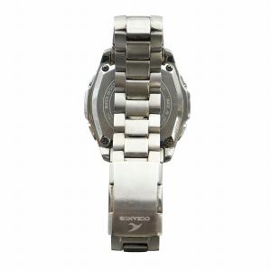 CASIO オシアナス 腕時計 ウォッチ ソーラー ロゴ 黒文字盤 カレンダー付き デイト シルバー色 OCW-T100TD-1AJF