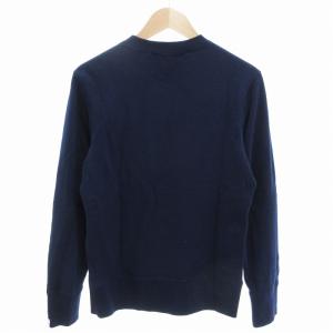 LOOPWHEELER ビームスプラス トレーナー スウェット Vガゼット 長袖 M 紺 ネイビー /FF