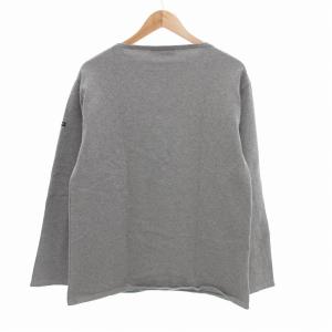 SAINT JAMES バスクシャツ カットソー 長袖 仏製 L グレー /UO